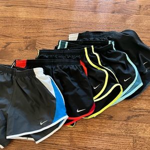 5 pairs XS Nike running shorts - great condition!